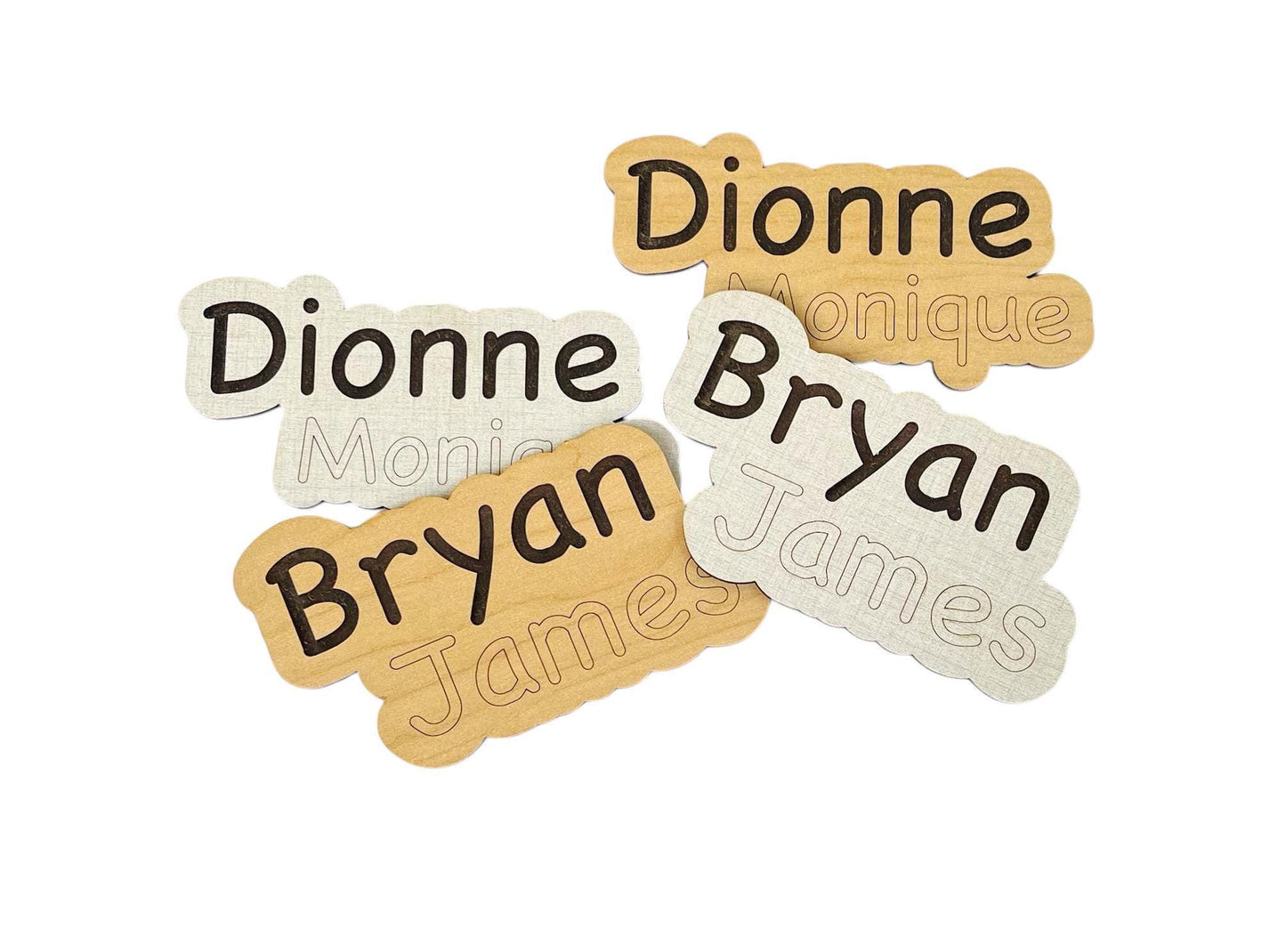 Personalized Baby Name Outline Shape Birth Announcement Newborn Name Hospital Photo Prop Plaque Baby Shower Gift Custom Laser Engraved Wood